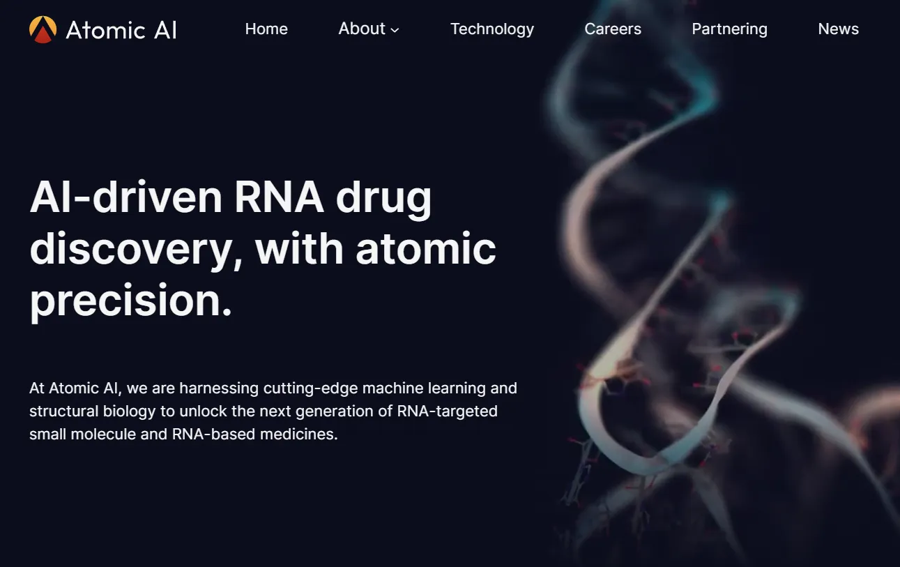 Atomic AI Homepage